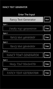 Fancy Text Generator Screenshot Image