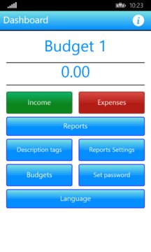 Home Budget Screenshot Image