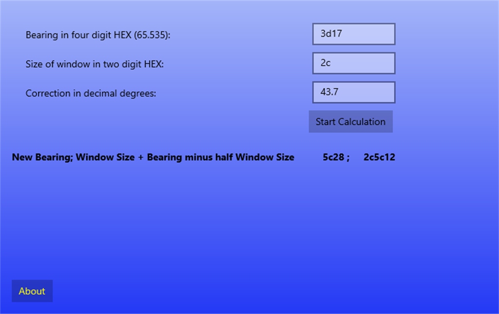 MSSR Calibration Screenshot Image #1