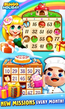Bingo Holiday App Screenshot 1