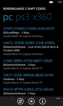 BL2 Shift Codes Screenshot Image