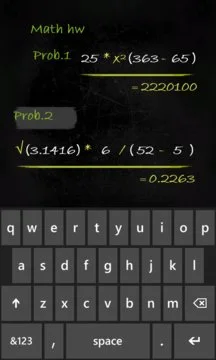 Smartboard Calculator Screenshot Image