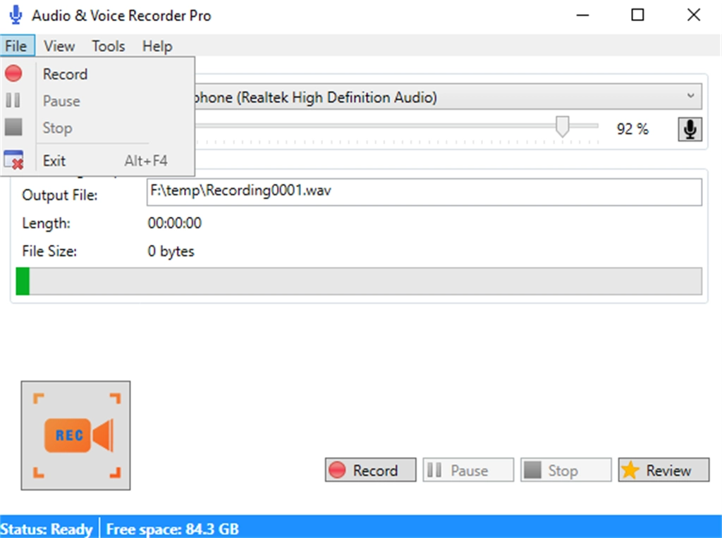 Audio Recorder & Voice Recorder Pro Screenshot Image #2