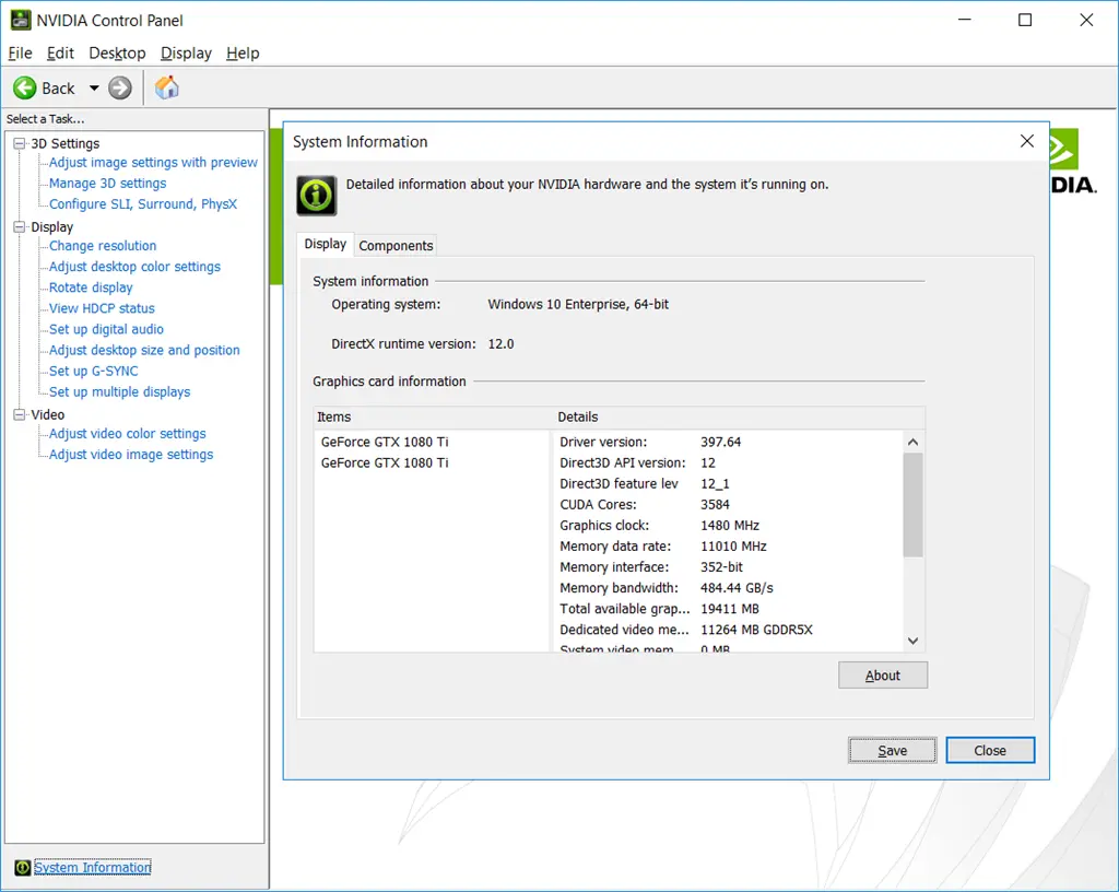 Nvidia Control Panel Screenshot Image #5