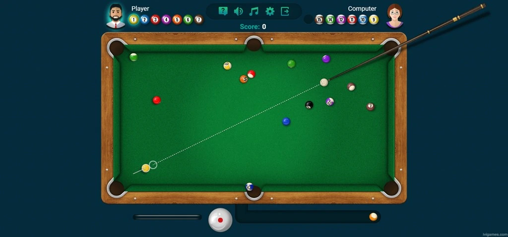8 Ball Billiards Screenshot Image #2