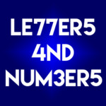 Letters And Numbers Image