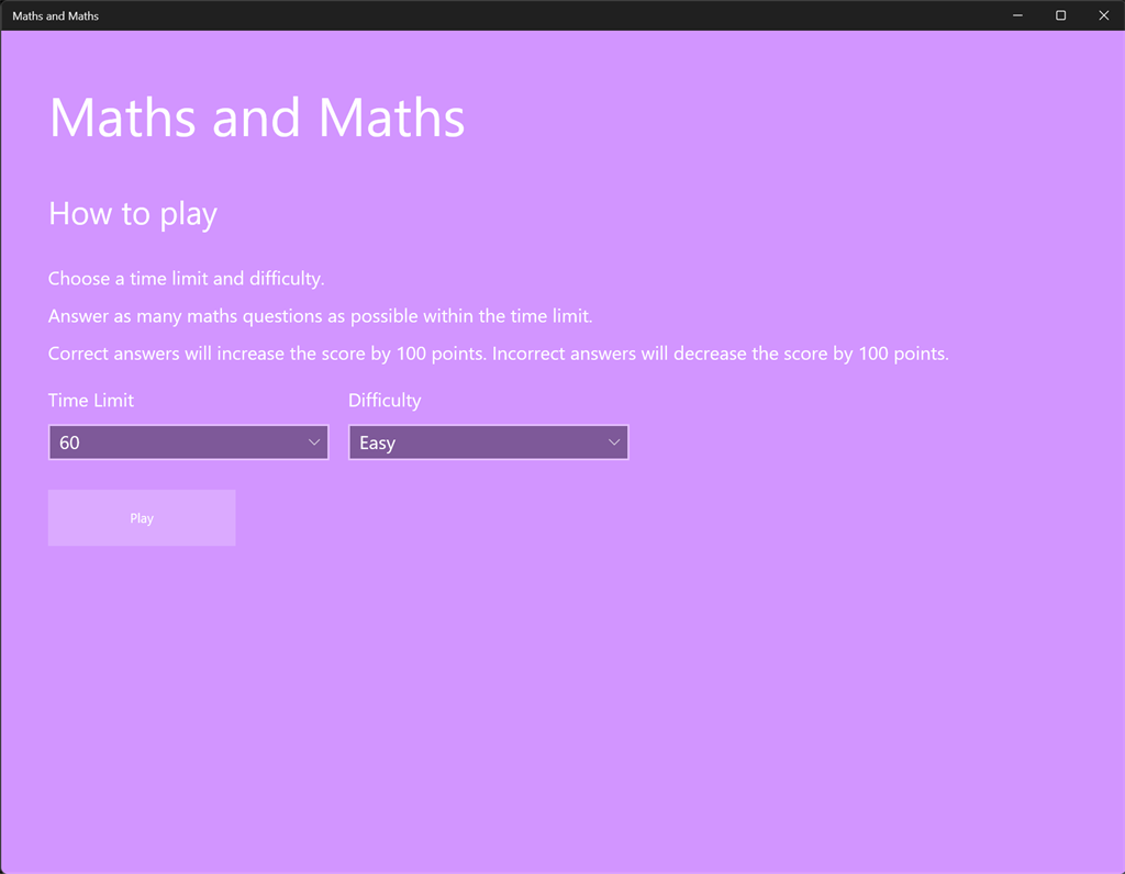Maths and Maths Screenshot Image