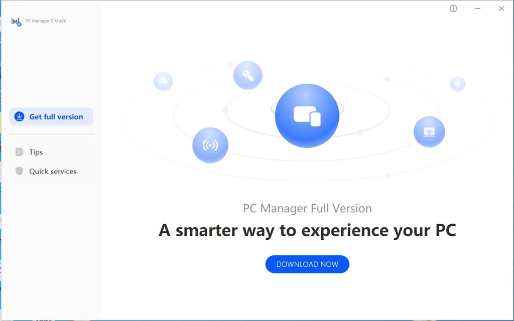 PC Manager S Mode Screenshot Image