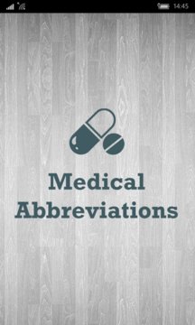 Medical Abbreviations Dictionary Screenshot Image