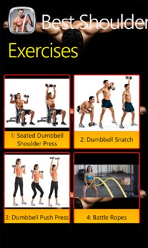 Best Shoulder Exercises Screenshot Image