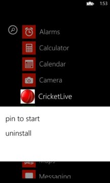 CricketLive Screenshot Image