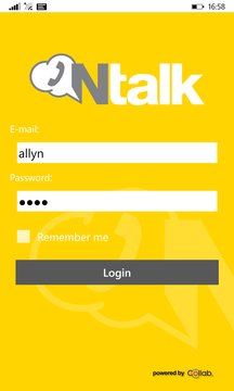 Ntalk Phone Screenshot Image