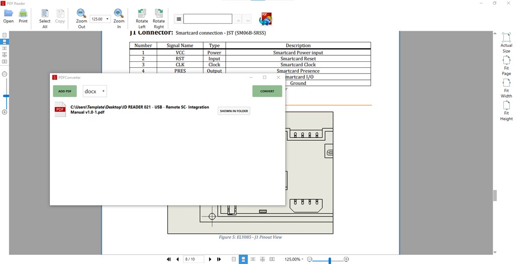 PDF Reader and Converter Screenshot Image