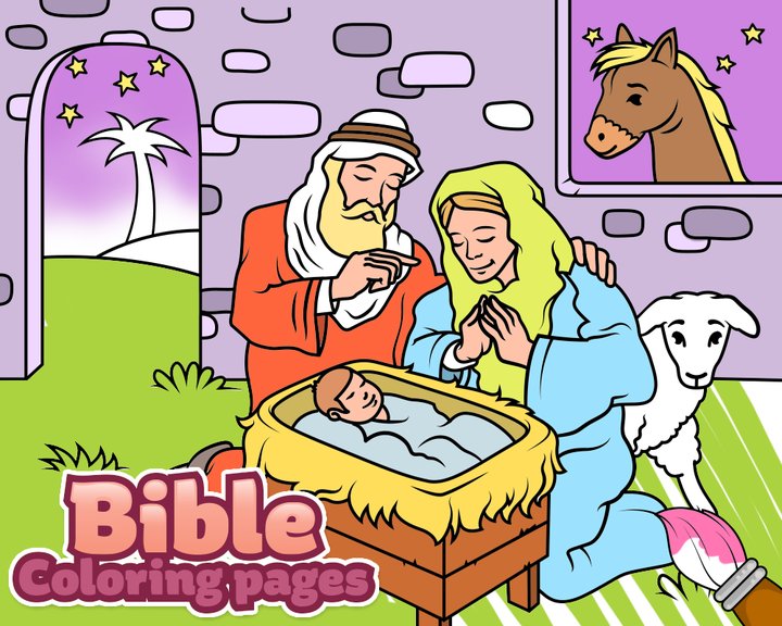 Bible Coloring Book Image