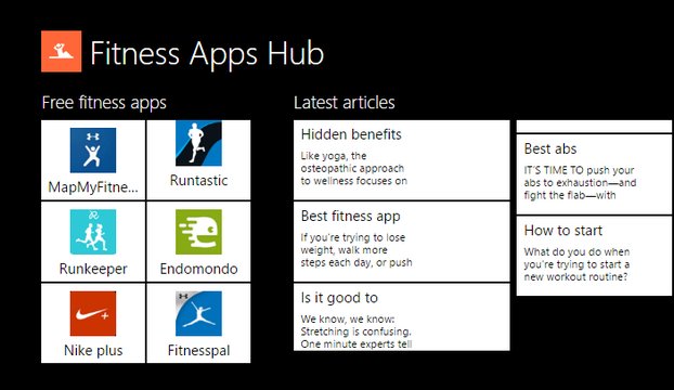 Fitness Apps Hub Screenshot Image