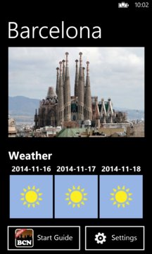 Barcelona Pocket Guide Screenshot Image