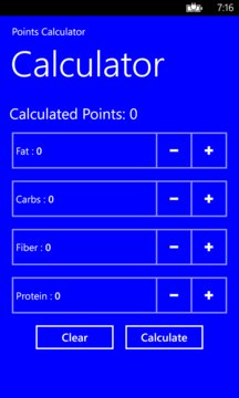 Points Calculator Screenshot Image