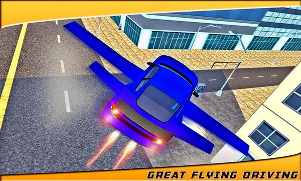 Flying Sports Muscle Car Sim Screenshot Image
