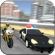 City Police Vs Motorbike Thief Icon Image