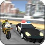 City Police Vs Motorbike Thief Image