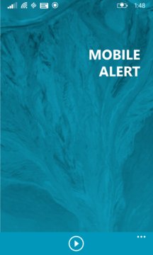 Mobile Alert Screenshot Image