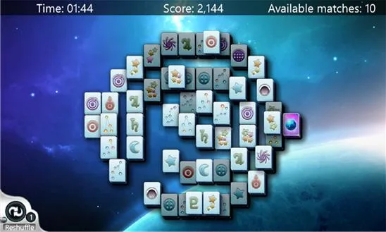 Microsoft Mahjong Screenshot Image