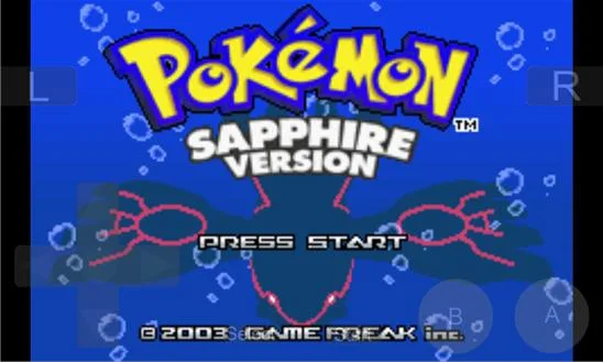 Pokemon Sapphire RPG Original Screenshot Image