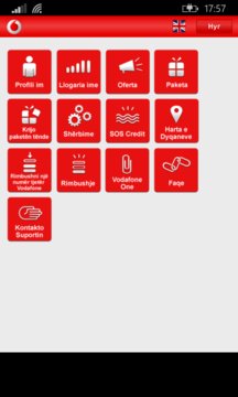 My Vodafone AL Screenshot Image
