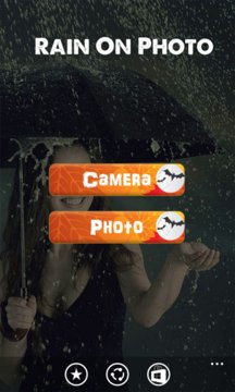Rain On Photo Screenshot Image