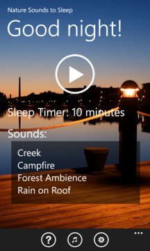 Sounds to Sleep Screenshot Image