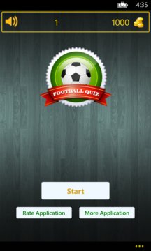Football Quiz Screenshot Image
