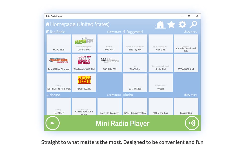 Mini Radio Player Screenshot Image