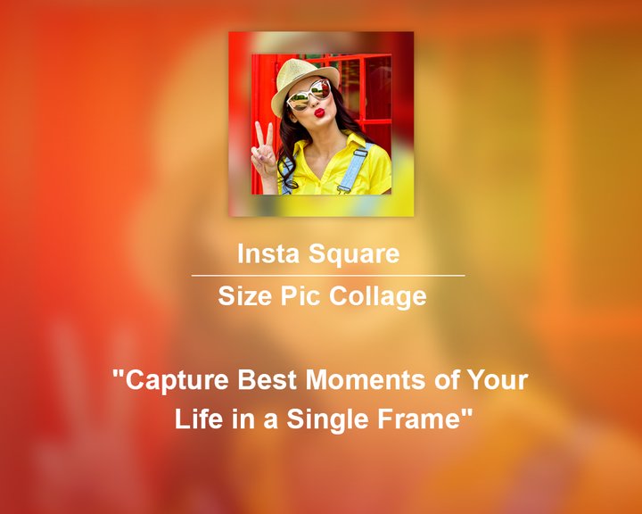 Insta Square Size Pic Collage Image