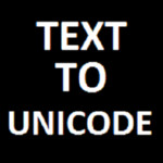 Text to Unicode Image