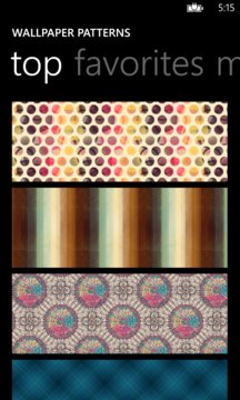 Wallpaper Patterns Screenshot Image