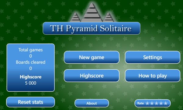 TH Pyramid Solitaire Screenshot Image