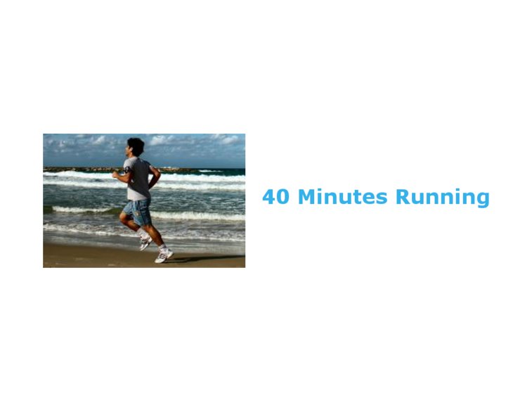40 Minutes Running Image