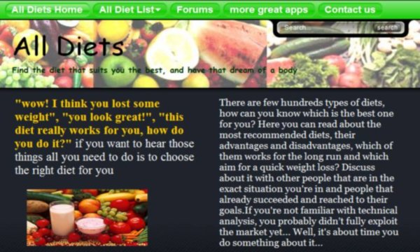 All Diets Screenshot Image