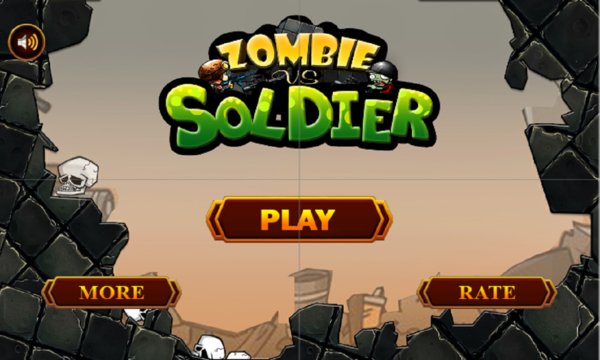 Zombies vs Soldier 2D Screenshot Image