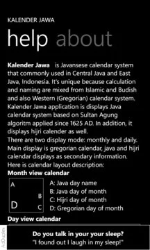 Kalender Jawa Screenshot Image