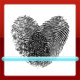 Fingerprint Love Scanner Icon Image