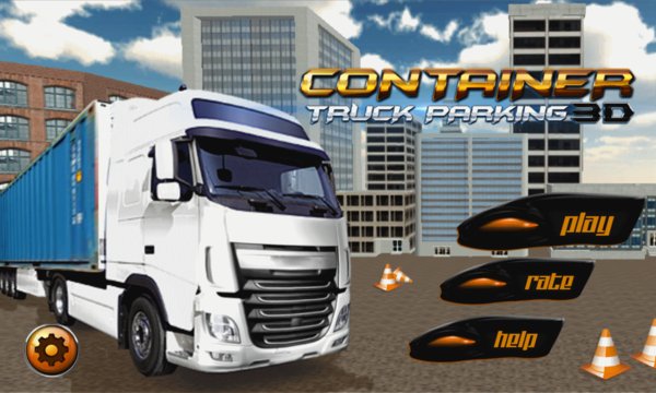 Container Truck Parking 3D Screenshot Image