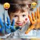 Emoji Photo Stickers Icon Image