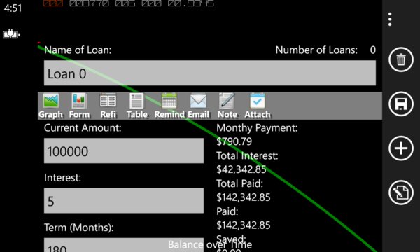 Loan Planner Screenshot Image