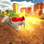 Crazy Flying Goat Simulator 3D Image