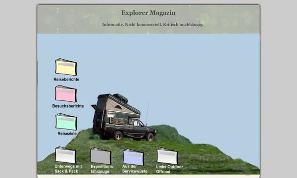 Explorer Magazin Screenshot Image