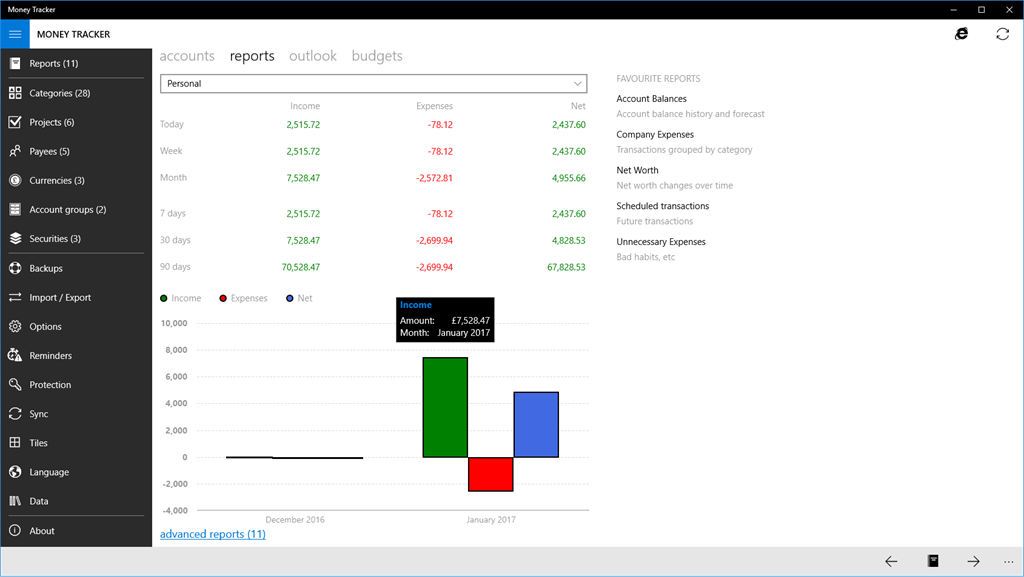 Money Tracker Pro Screenshot Image #6