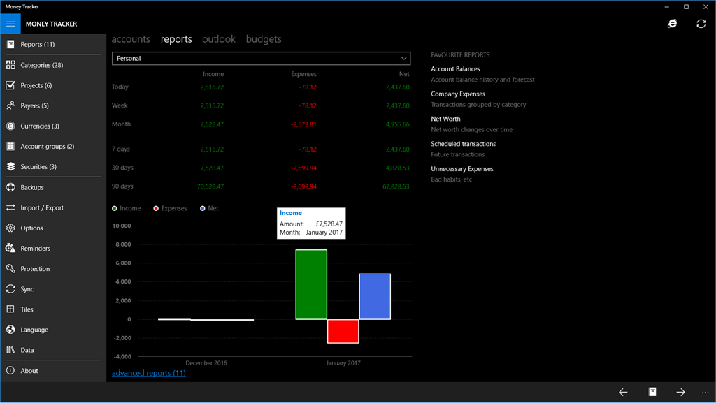 Money Tracker Pro Screenshot Image #8