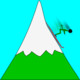 Alpine Ski Icon Image