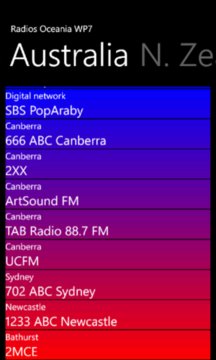 Radios Oceania Screenshot Image